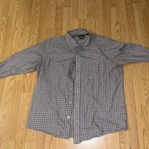 Orvis Size L Plaid Button Down